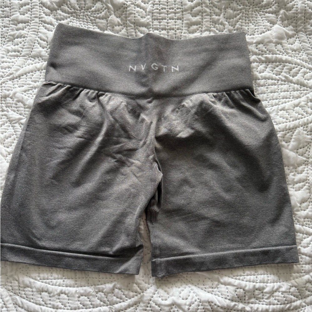 NVGTN Gray Biker Shorts